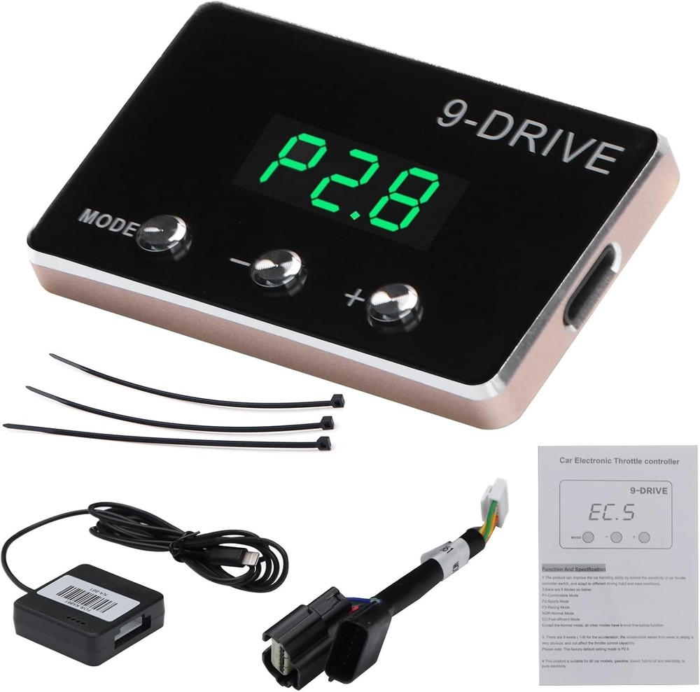 Throttle Response Controller, 9 Drive 9-Mode Smart Electronic Racing Accelerator