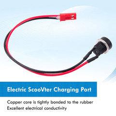 GOTRAX Compatible 5.5mm OD Charger Port: Durable, Easy Replacement for Scooters