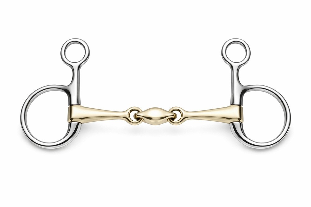 Horse 6″ SS Hanging Cheek Lozenge Baucher Bit Dog Bone 6″ Mouth 35188E