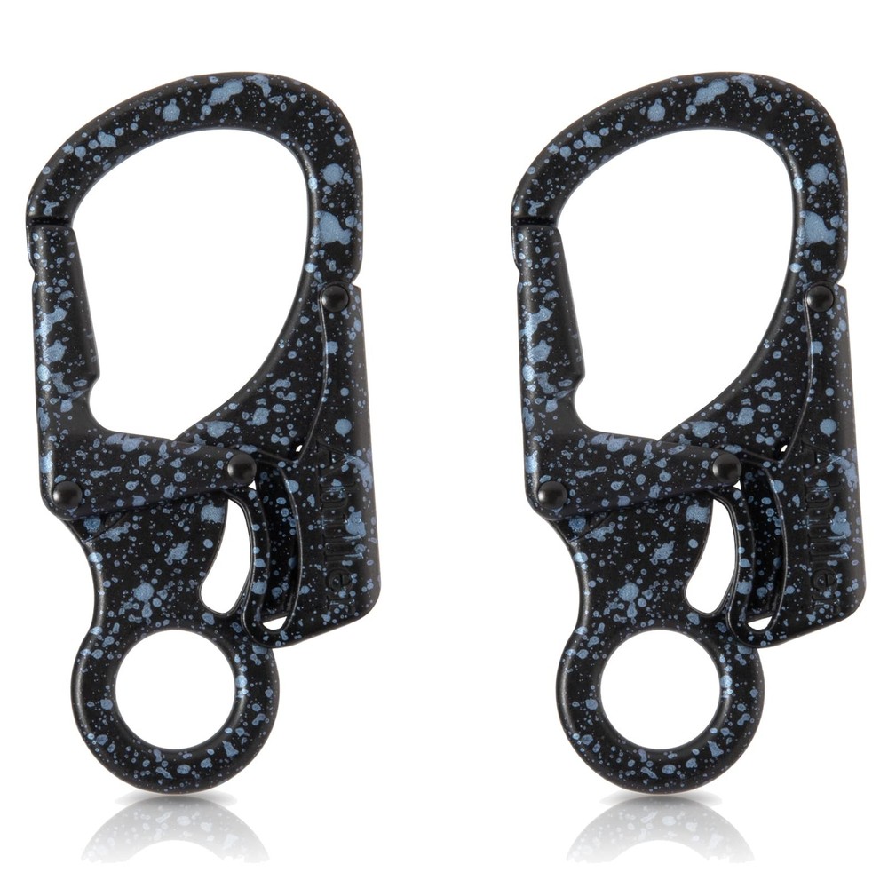 Carabiner Clip, Double Anti-Misopening Locking Design, 3″ Zinc Alloy Heavy Ke…