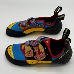 La Sportiva Men’s Oxygym Climbing Shoes Black Blue Yellow Red US 9.5 EU 42.5