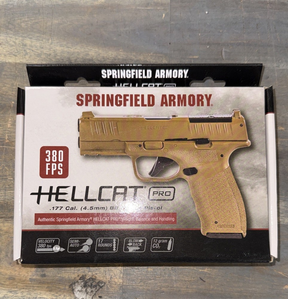 Air Venturi Springfield Armory Hellcat Pro CO2 BB Pistol .177 – SA-HCP4FDE