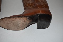 DAN POST WESTERN BOOTS- HONEY GOLD RUST LIZARD SKIN (BSW14)