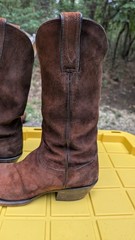🚨Lucchese Kemo Sabe Handmade Brown Suede Cowboy Boots Men’s US 12 GD9323