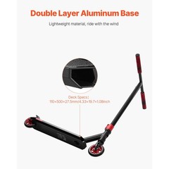 Pro Complete Trick Scooter for Kids Teens Adults Freestyle Street Rider