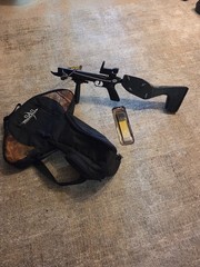 SAS Prophecy 80 Pound Self-cocking Pistol Crossbow v Red Dot Scope and Grip