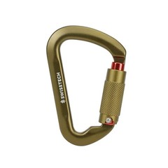 Swiss Tech 30KN Climbing Carabiners, 2 pack, Auto Locking, Lightweight, 7075 Alu