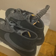 Nike SB Zoom Blazer Mid QS Skateboarding Shoes Gray US 13 Medium FD0726-001