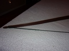 Vintage Custom Made Wood Left Hand Long Bow