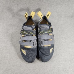 Evolv Shaman Black Yellow Gray Men’s Size 11 Rock Climbing Shoes
