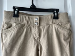 Devon Aire Women’s Riding Breeches, Size 26R, Khaki Beige Tan