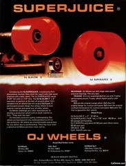 Vintage NOS OJ SLALOM 55mm Skateboard Wheels 70s Sims Hot Juice Pure Road Rider