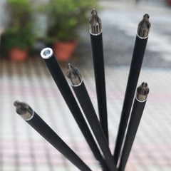 12Pcs 20″ Archery Carbon Crossbow Bolts Half Moon Nock OD 8.8mm Arrows Hunting