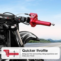 22mm CNC Aluminum Quick Twister Throttle with Cable for CRF50 70 110 Dirt Bikes