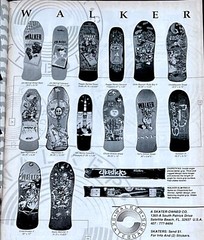 Vintage 1988 Walker Skateboards Tim Morris Sticker (Original Not A Reissue)