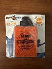 SplatRBall 7.5mm Ammo – 20,000 Rounds – Non-Toxic – New