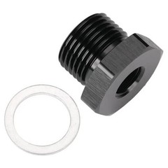 M18x1.5 Male Metric to 1/8 NPT Female Oil M18X1.5 to 1/8 NPT Female Black