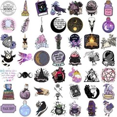 30Pcs Random Gothic Witch Aesthetic Magic Witchy Waterproof Stickers