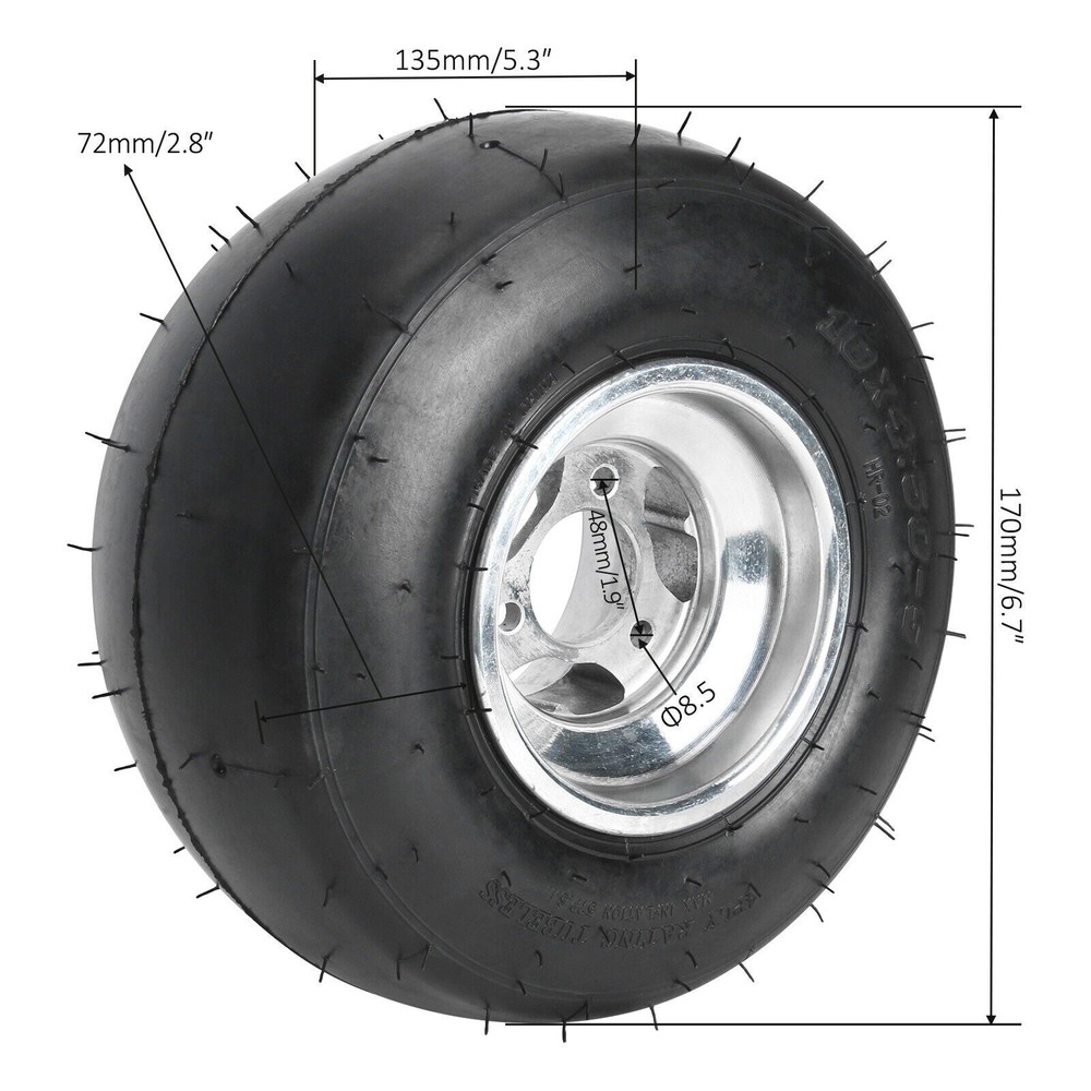 5inch Go Kart Wheels Tires Rims Hub Knuckles 11×7.10-5 10×4.50-5 Racing Trike