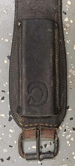 Vintage Leather Saddle Cinch Strap/Girth 34″ Long 4″ Wide