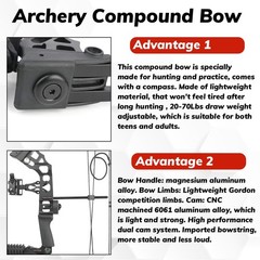 Hunting Bowfishing Arrow Set 20-70lbs 24-30 Inch Draw Length Left/Right Hand
