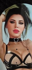 SEXY Ukraine model Faina almost naked UMNOID skateboard RARE