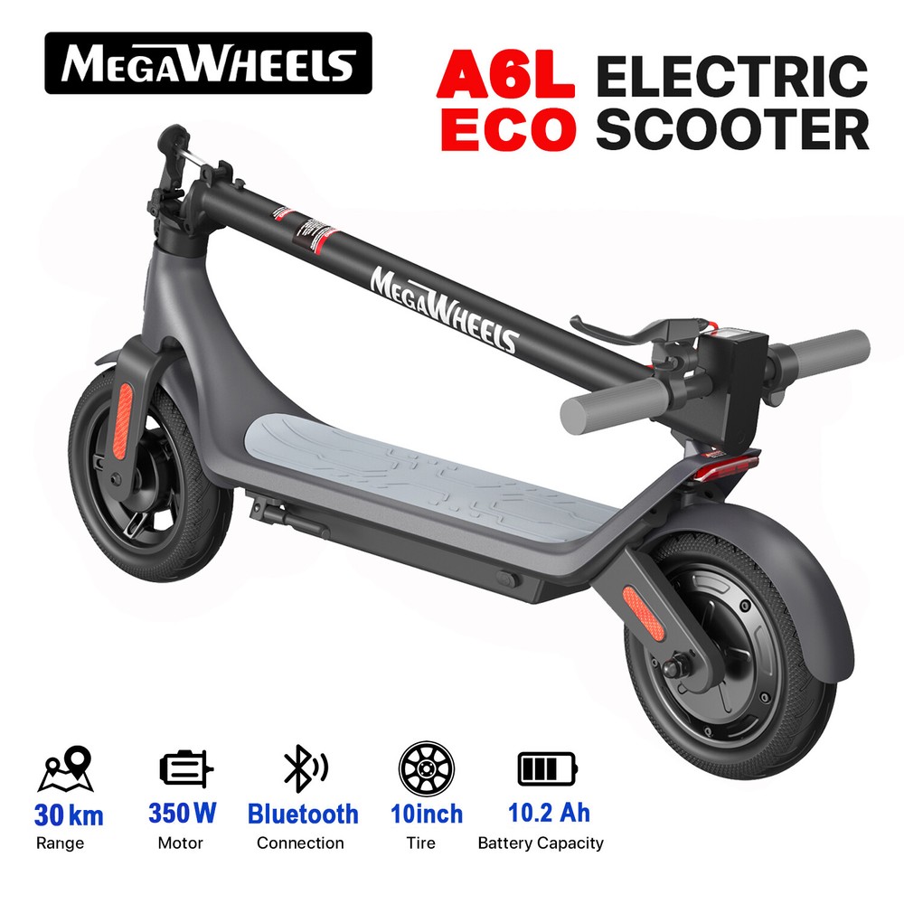 350W Adult Electric Scooter 30KM Long Range Folding E-Scooter Commuter 24KM/H