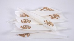 Tonys 3» Archery Vanes Archery All New Super Wave Vane White 50PK TNYSWVW3343B