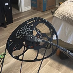 PSE BruteX Skullworks Compound Bow with Matching Arrow Quiver Included