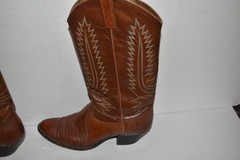 DAN POST WESTERN BOOTS- HONEY GOLD RUST LIZARD SKIN (BSW14)