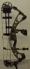 Loaded LEFT Handed Hoyt VTM 34 Bow Package- 55 to 65 lb – 26 to 31″ DL =Buckskin