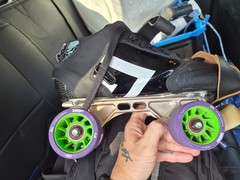Antik Jet Carbon Roller Derby Skates Size 7.5 SLIGHTLY used.