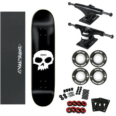 Zero Skateboard Complete Single Skull 7.75″ with 83A Soft Wheels