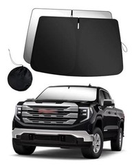 Front Windshield Sunshade Compatible with GMC Sierra 1500 2500 – 2019-2024