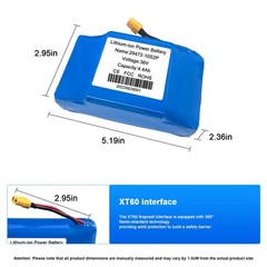 New Replacement Battery For Balance Scooter Board 36V 4.4Ah 10S2P US