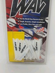 AAE Wav Recurve Vanes: 2″ White: 50 Pack: 1.7 Grains: New