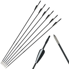 57″ Takedown Recurve Bow Longbow Archery Hunting RH/LH OR 12X Fiberglass Arrows