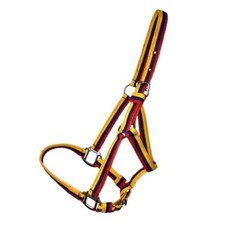 Horse Halter Multi Color Nylon Adjustable Durable Comfortable Equestrian Tack