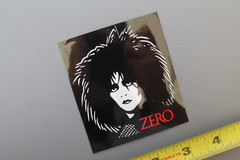ZERO Skateboards Gothic Punk Souxie Banshees Z3A Vintage Skateboarding STICKER