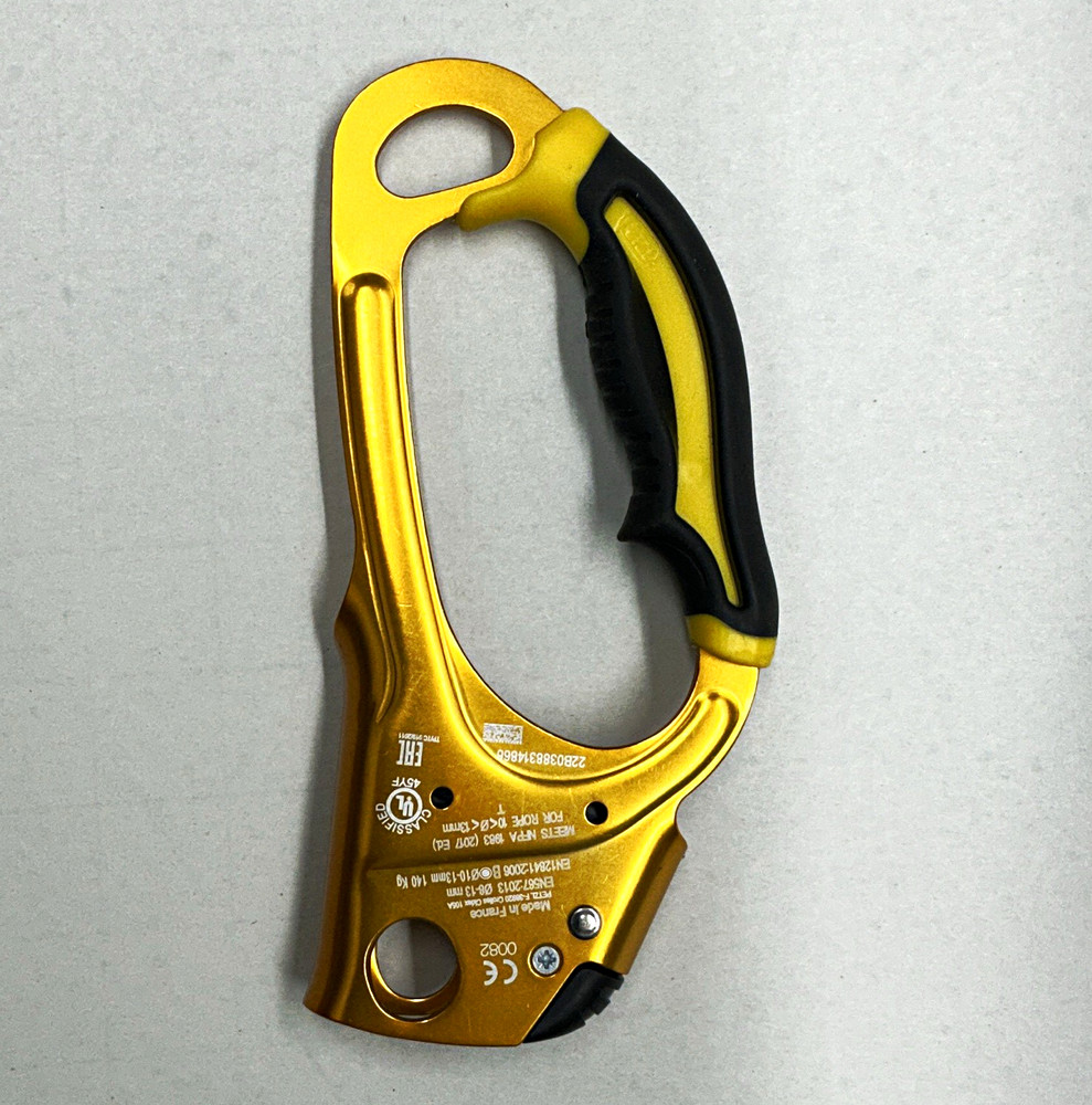 Petzl Ascension Right-Hand Rope Ascender Aluminum D Shape, Made in France F38920