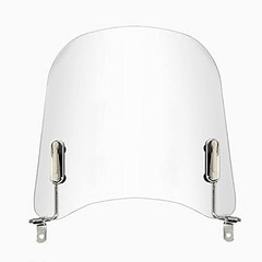 Universal Motorcycle Windshields 16.5″x17.2″ Windscreen Wind Splitter Wind