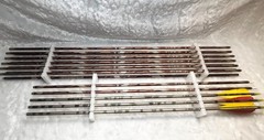 MIXED LOT OF 17 Easton 2317 & 2514 Camo XX78 SUPER SLAM Aluminum Arrows