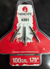 @NEW@ Swhacker #201 Mechanical Broadheads! 1.75″ Cut 100 Grain bow hunting