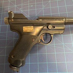 Vintage Crosman Mark II Air Pistol Target .177 C02 BB Gun, 1970s. With Papers