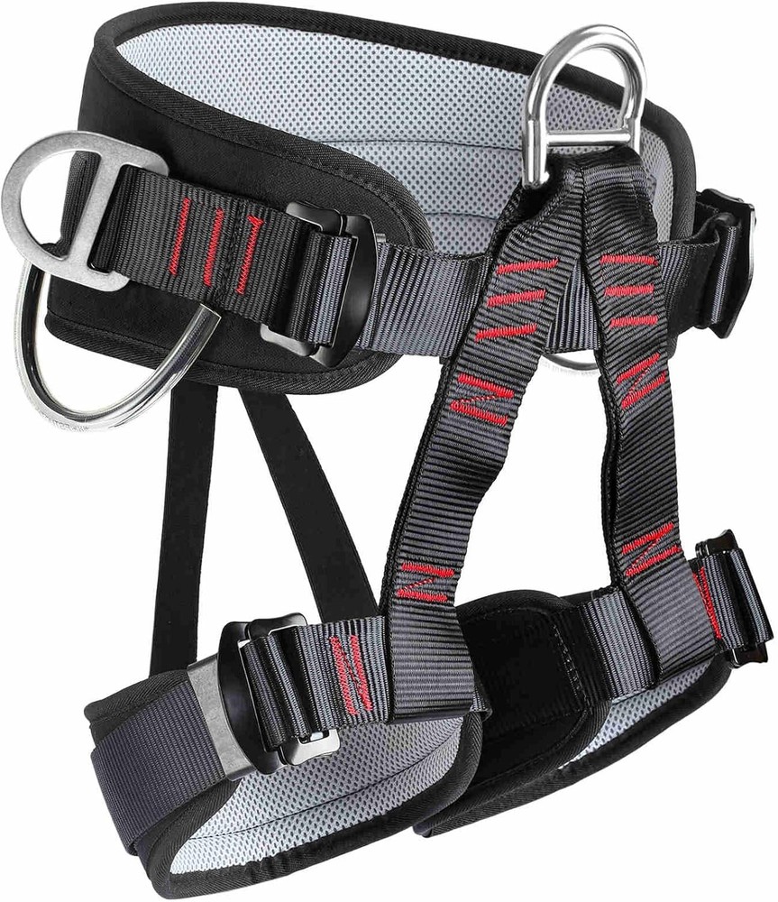 Professional Safety Belt with Magnesium Alloy Connection Ring – Tree Climbing, F