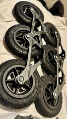 Powerslide Outback 150 Trinity Off-Road Frames 3×150 + Pump Spare Tire/Tube