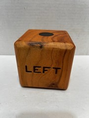 SWOOC Right Center Left Replacement Dice Game Giant Wooden Water Resistant 3.5″