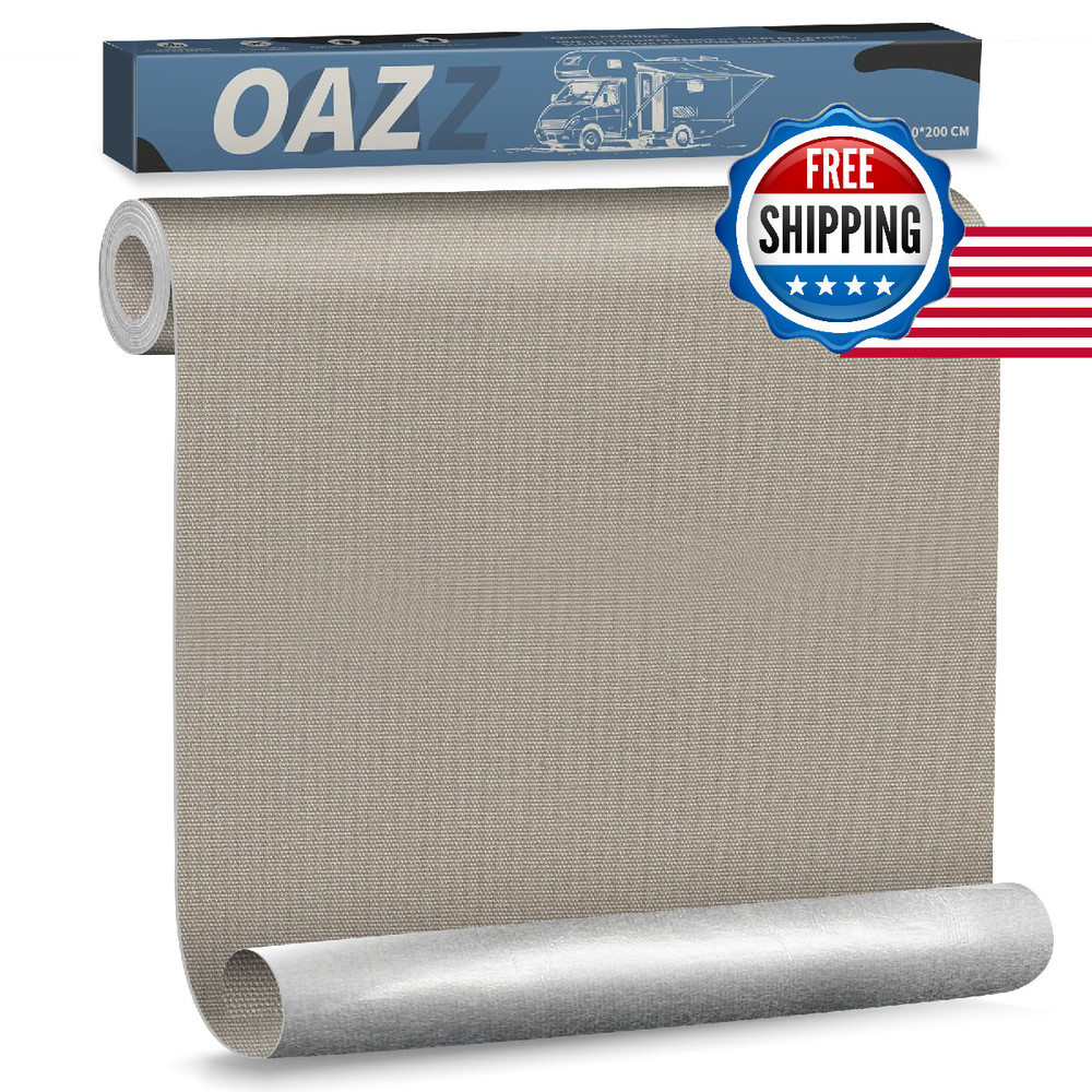 OAZ 16×79″ Canvas Repair Patch Self-Adhesive Waterproof Fabric Tent Awning Boat
