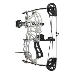 13″ Mini Compound Bow Arrow Set 15-32lbs Archery Short Axis Bow Hunting Shooting