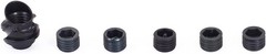 Archery 37/45 Hooed Degree Peep Sight Kit 6x 8x Clarifier and 5 Size Ape